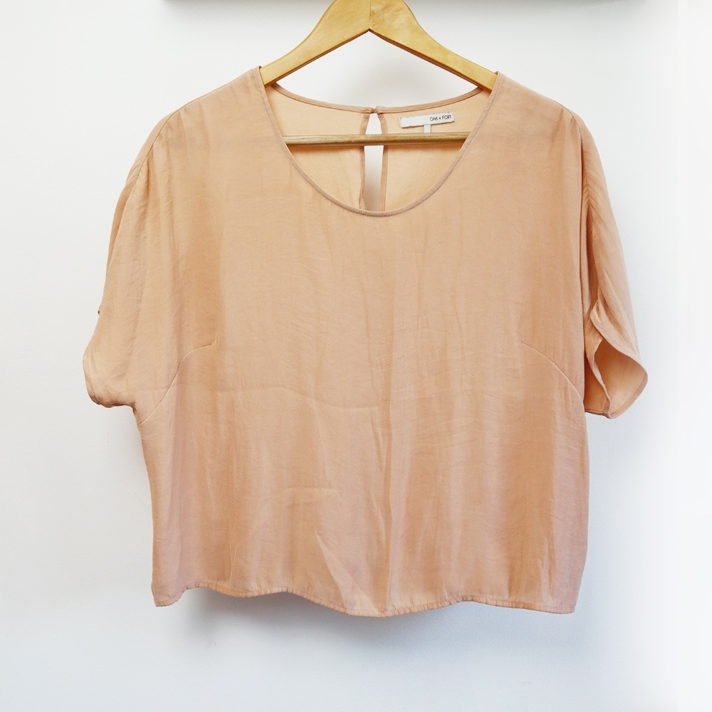 Oak & Fort cropped top